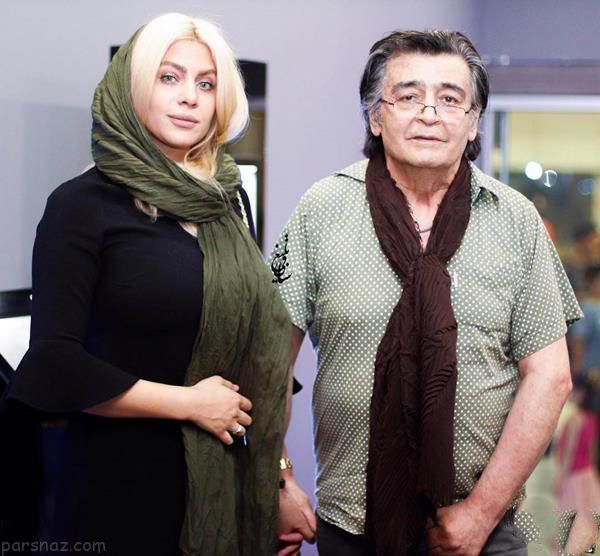 رضا رویگری و همسرش