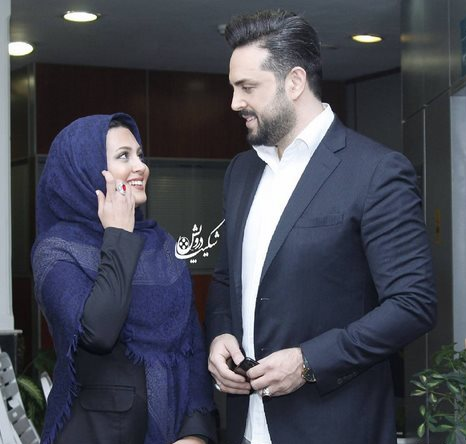 پدرام کریمی و همسرش