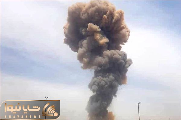 تصاویر دوربین مداربسته از لحظه بمباران پتروشیمی ماهشهر